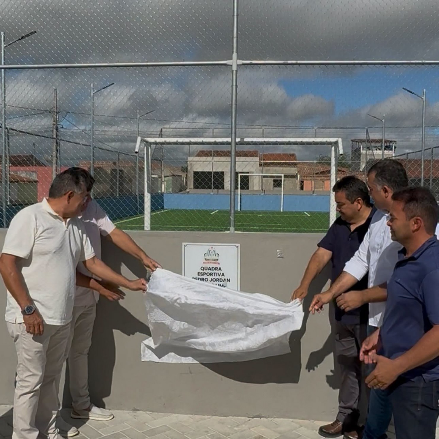 Entrega do Campo Society Pedro Jordan Morais Lima